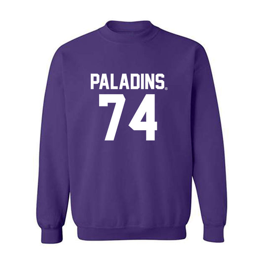 Furman - NCAA Football : Steven O'Dell - Replica Shersey Crewneck Sweatshirt