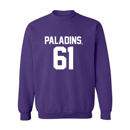 Furman - NCAA Football : Brady Smith - Replica Shersey Crewneck Sweatshirt-0