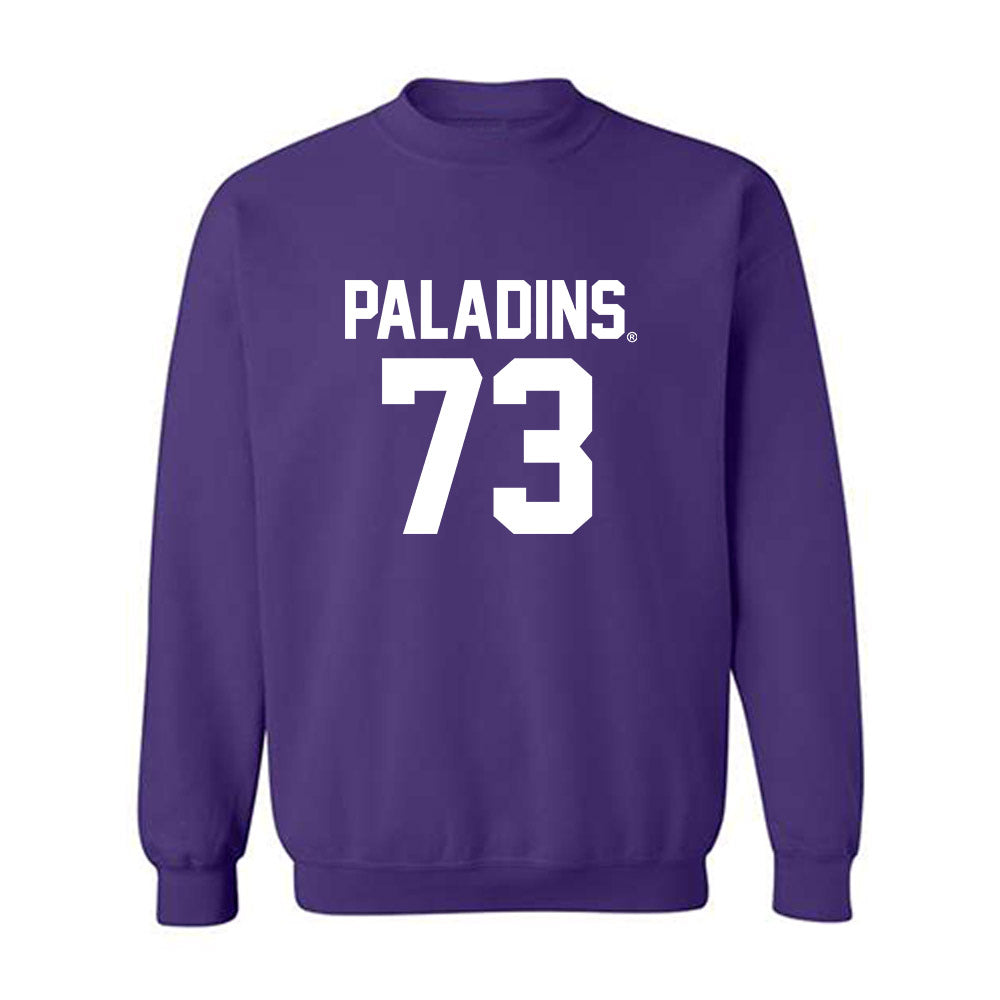 Furman - NCAA Football : Noah Akinsola - Replica Shersey Crewneck Sweatshirt-0