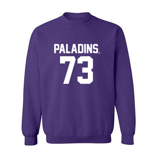 Furman - NCAA Football : Noah Akinsola - Replica Shersey Crewneck Sweatshirt-0