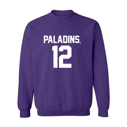 Furman - NCAA Football : Brady Geibel - Replica Shersey Crewneck Sweatshirt-0