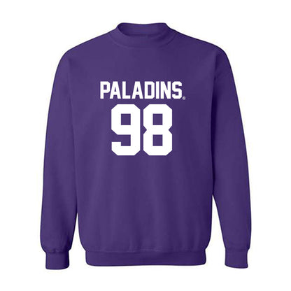 Furman - NCAA Football : Maddox Dykeman - Replica Shersey Crewneck Sweatshirt-0