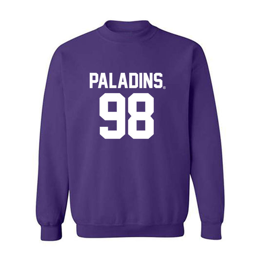 Furman - NCAA Football : Maddox Dykeman - Replica Shersey Crewneck Sweatshirt-0