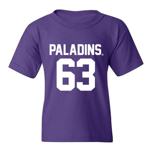Furman - NCAA Football : Chase Polivchak - Replica Shersey Youth T-Shirt-0