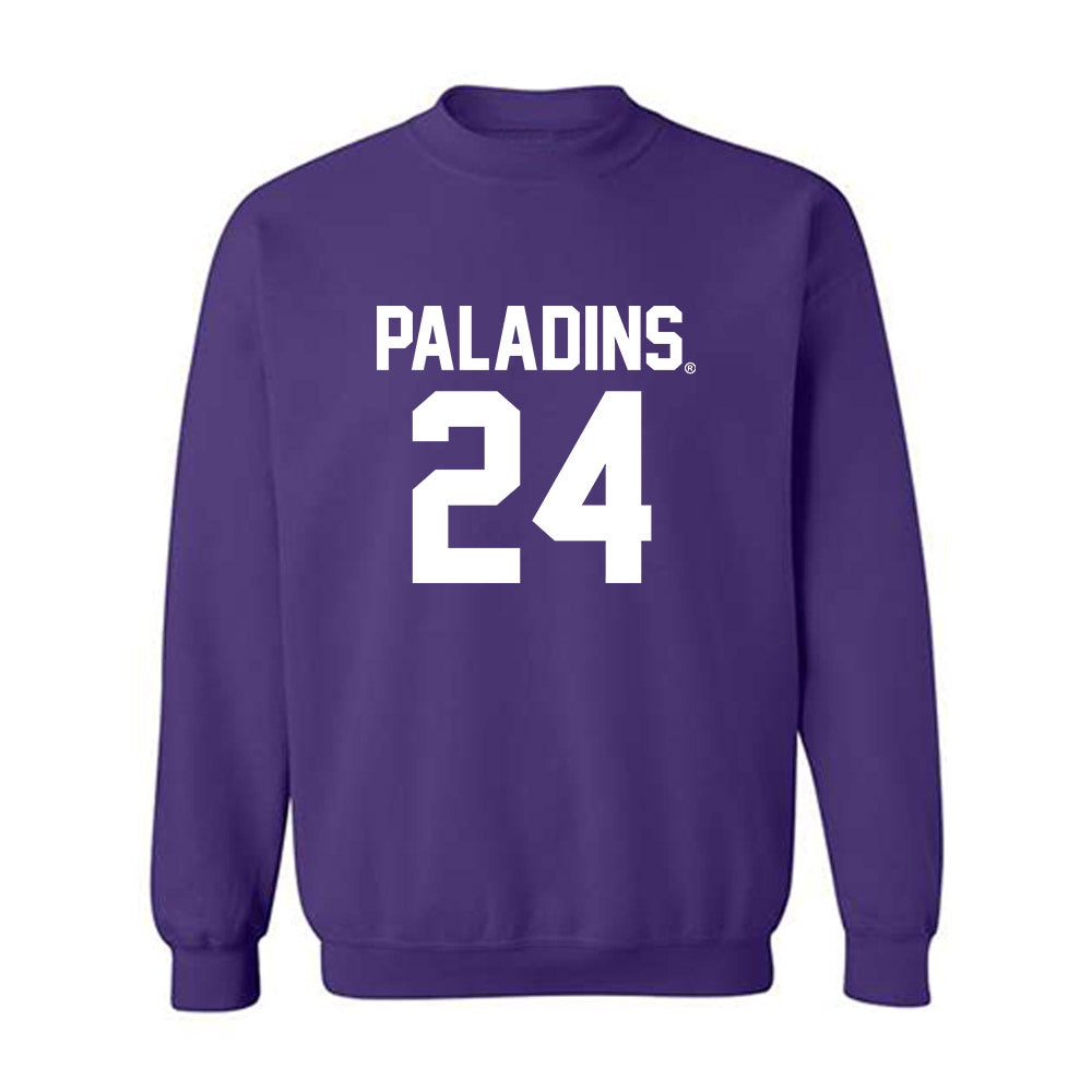 Furman - NCAA Football : Raleigh Herbert - Replica Shersey Crewneck Sweatshirt-0