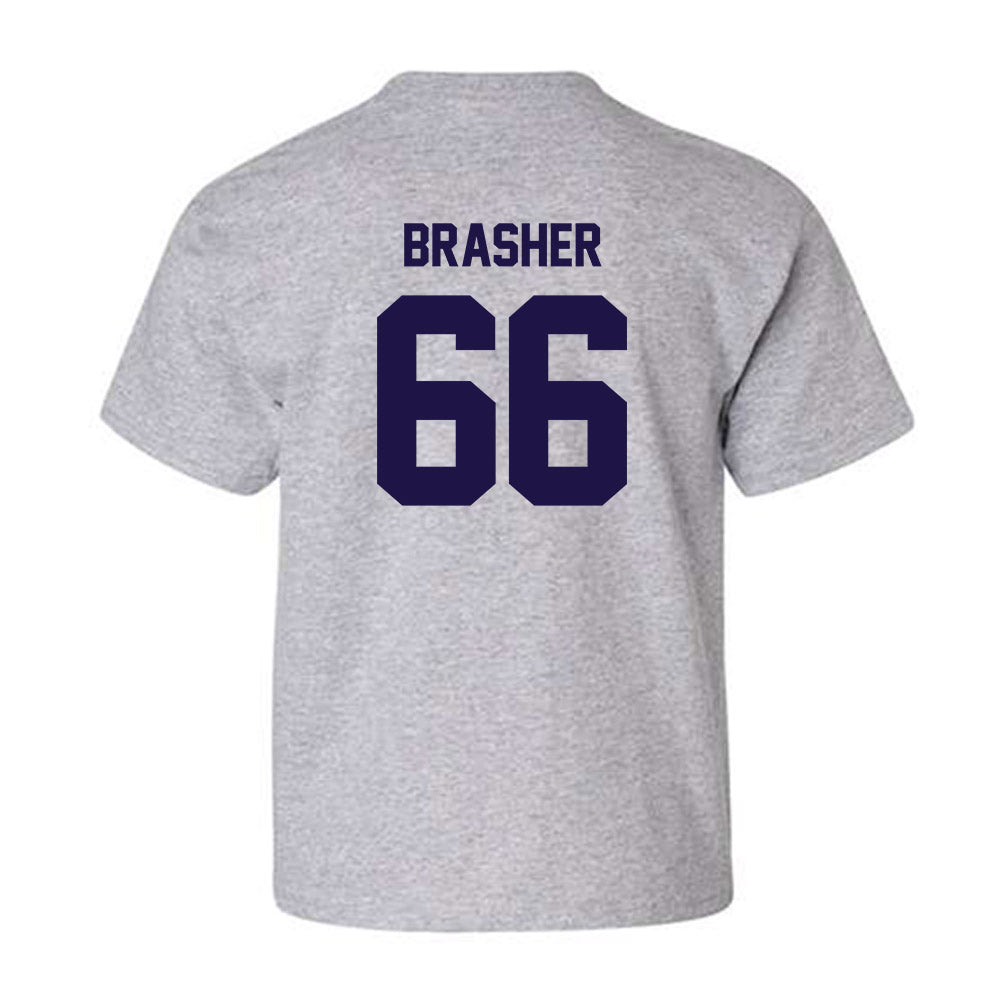 Furman - NCAA Football : Eli Brasher - Classic Shersey Youth T-Shirt-1