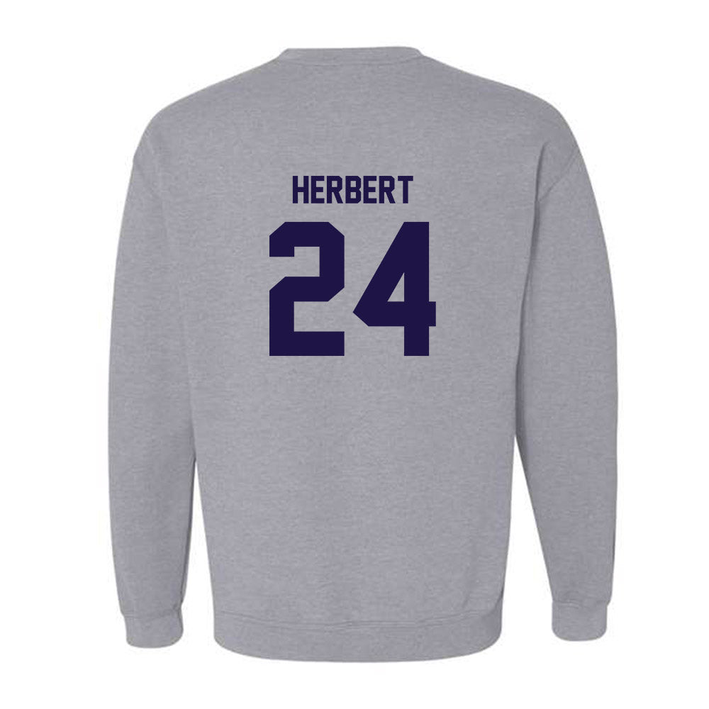 Furman - NCAA Football : Raleigh Herbert - Classic Shersey Crewneck Sweatshirt-1