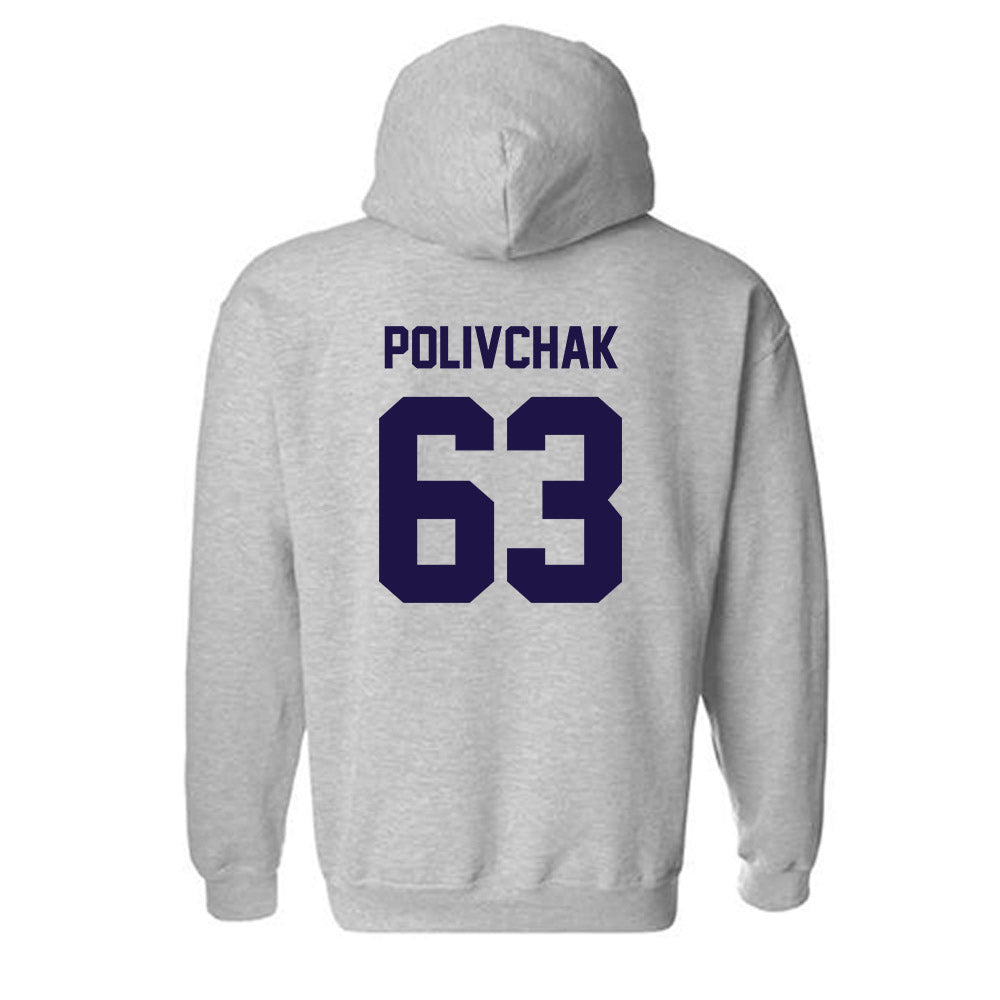 Furman - NCAA Football : Chase Polivchak - Classic Shersey Hooded Sweatshirt-1