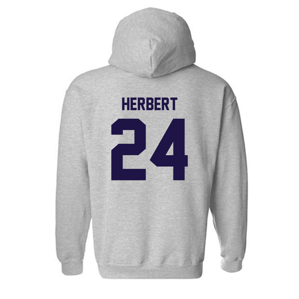 Furman - NCAA Football : Raleigh Herbert - Classic Shersey Hooded Sweatshirt-1
