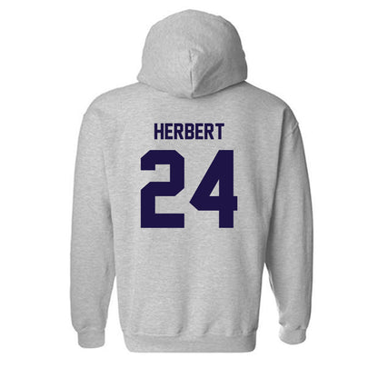 Furman - NCAA Football : Raleigh Herbert - Classic Shersey Hooded Sweatshirt-1