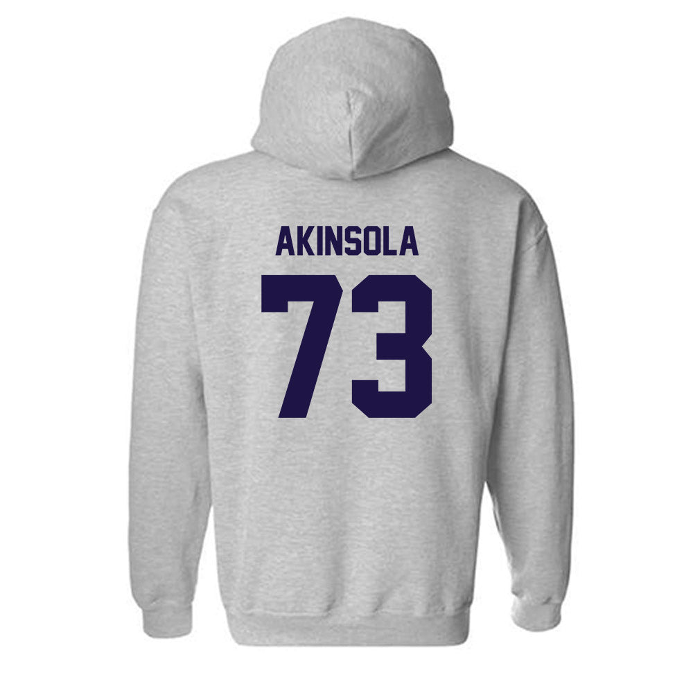 Furman - NCAA Football : Noah Akinsola - Classic Shersey Hooded Sweatshirt-1