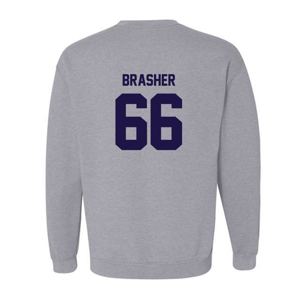 Furman - NCAA Football : Eli Brasher - Classic Shersey Crewneck Sweatshirt-1