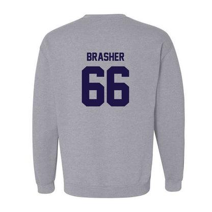 Furman - NCAA Football : Eli Brasher - Classic Shersey Crewneck Sweatshirt-1