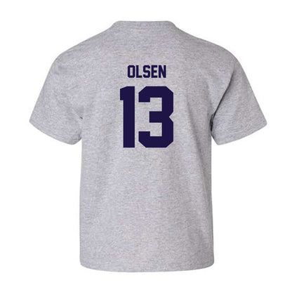 Furman - NCAA Football : Ian Olsen - Classic Shersey Youth T-Shirt-1