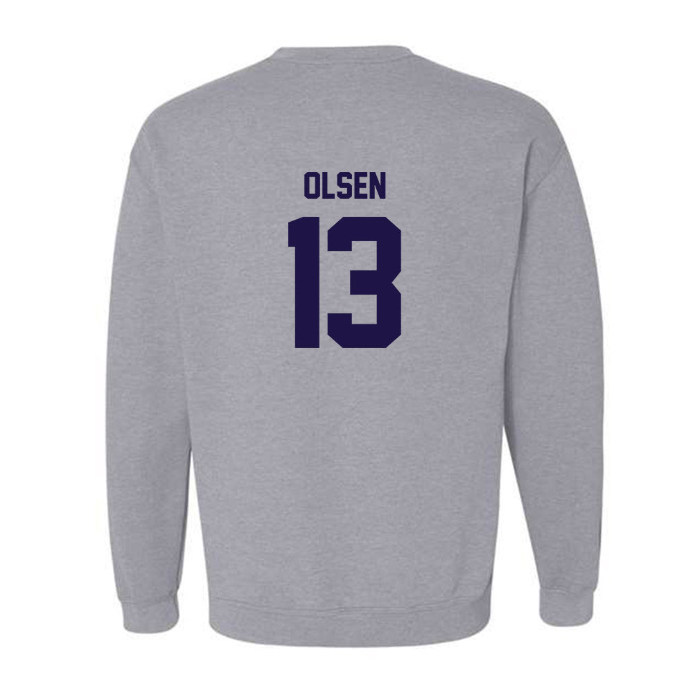 Furman - NCAA Football : Ian Olsen - Classic Shersey Crewneck Sweatshirt-1