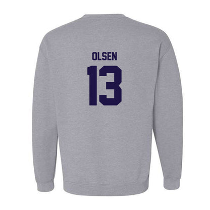 Furman - NCAA Football : Ian Olsen - Classic Shersey Crewneck Sweatshirt-1