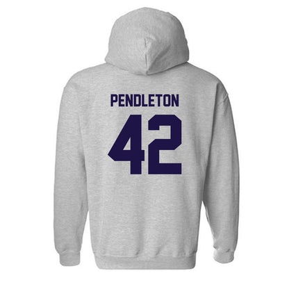 Furman - NCAA Football : Jakeman Pendleton - Classic Shersey Hooded Sweatshirt-1