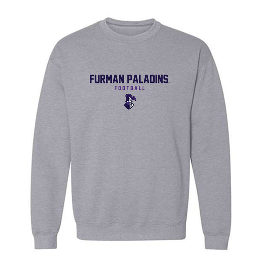 Furman - NCAA Football : Noah Akinsola - Classic Shersey Crewneck Sweatshirt-0
