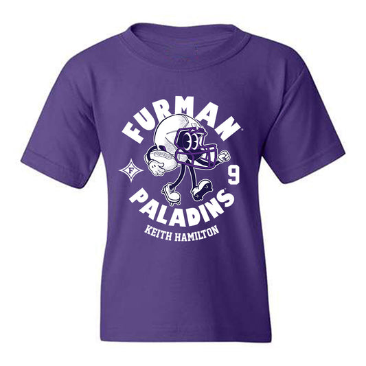 Furman - NCAA Football : Keith Hamilton - Fashion Shersey Youth T-Shirt-0