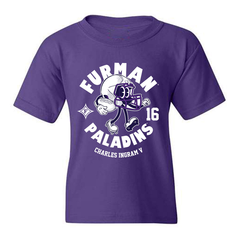 Furman - NCAA Football : Charles Ingram V - Fashion Shersey Youth T-Shirt