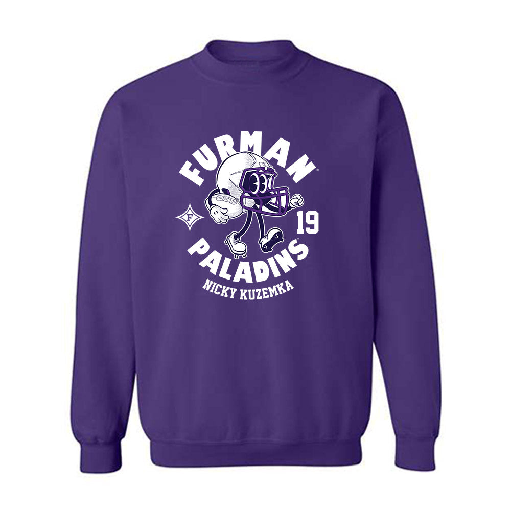 Furman - NCAA Football : Nicky Kuzemka - Crewneck Sweatshirt