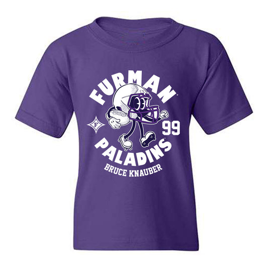 Furman - NCAA Football : Bruce Knauber - Fashion Shersey Youth T-Shirt-0