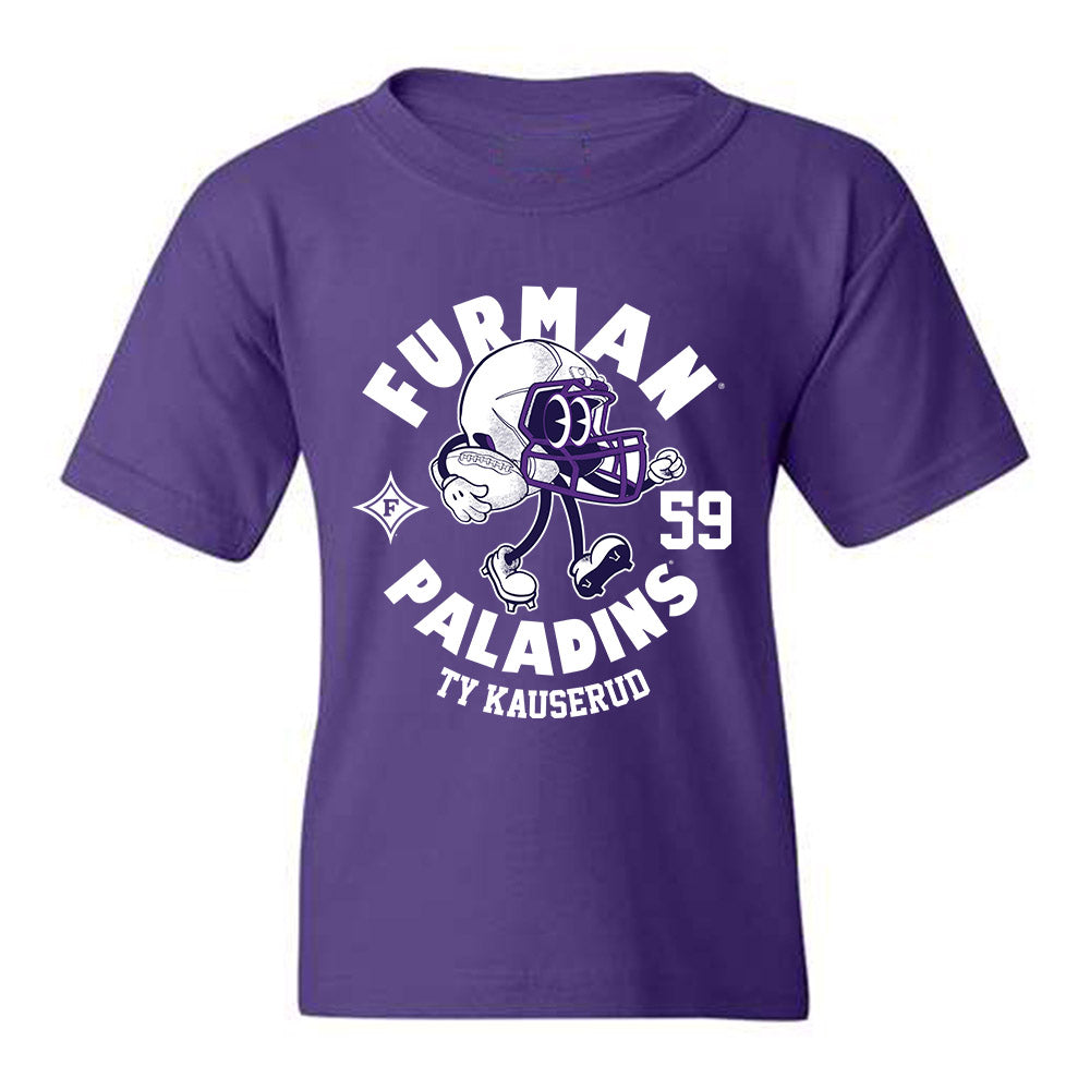 Furman - NCAA Football : Ty Kauserud - Fashion Shersey Youth T-Shirt