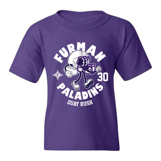 Furman - NCAA Football : Quay Rush - Youth T-Shirt Fashion Shersey