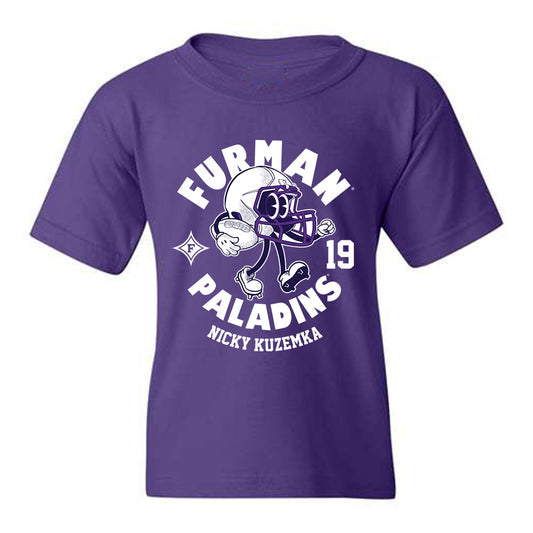 Furman - NCAA Football : Nicky Kuzemka - Youth T-Shirt