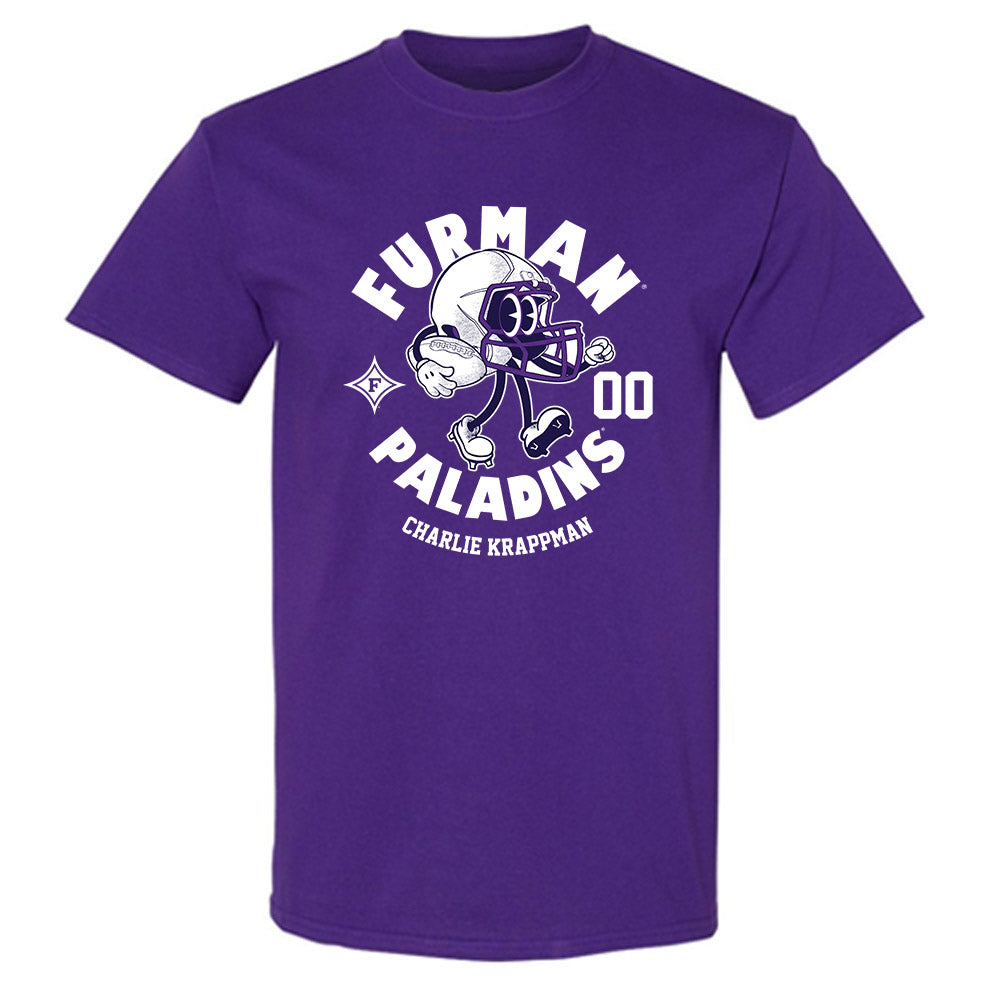 Furman - NCAA Football : Charlie Krappman - Fashion Shersey T-Shirt-0