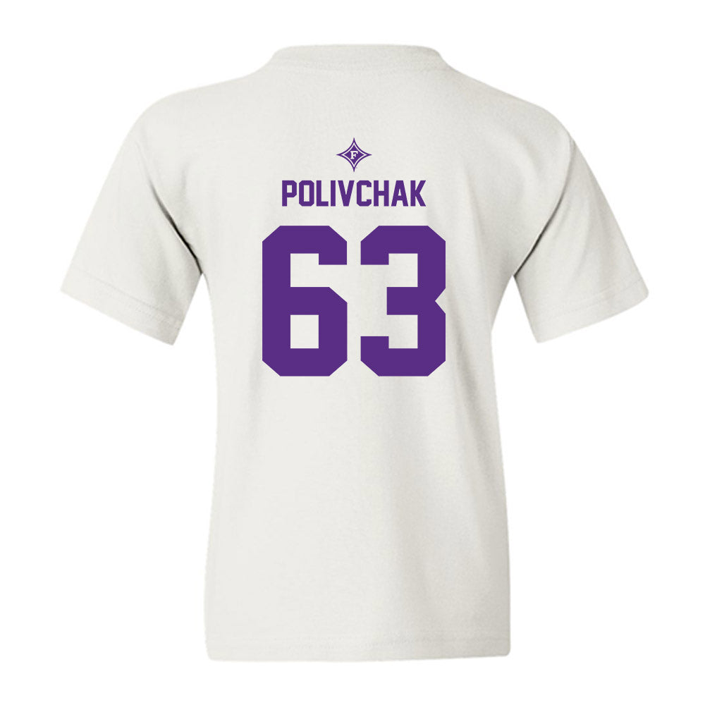 Furman - NCAA Football : Chase Polivchak - Sports Shersey Youth T-Shirt-1
