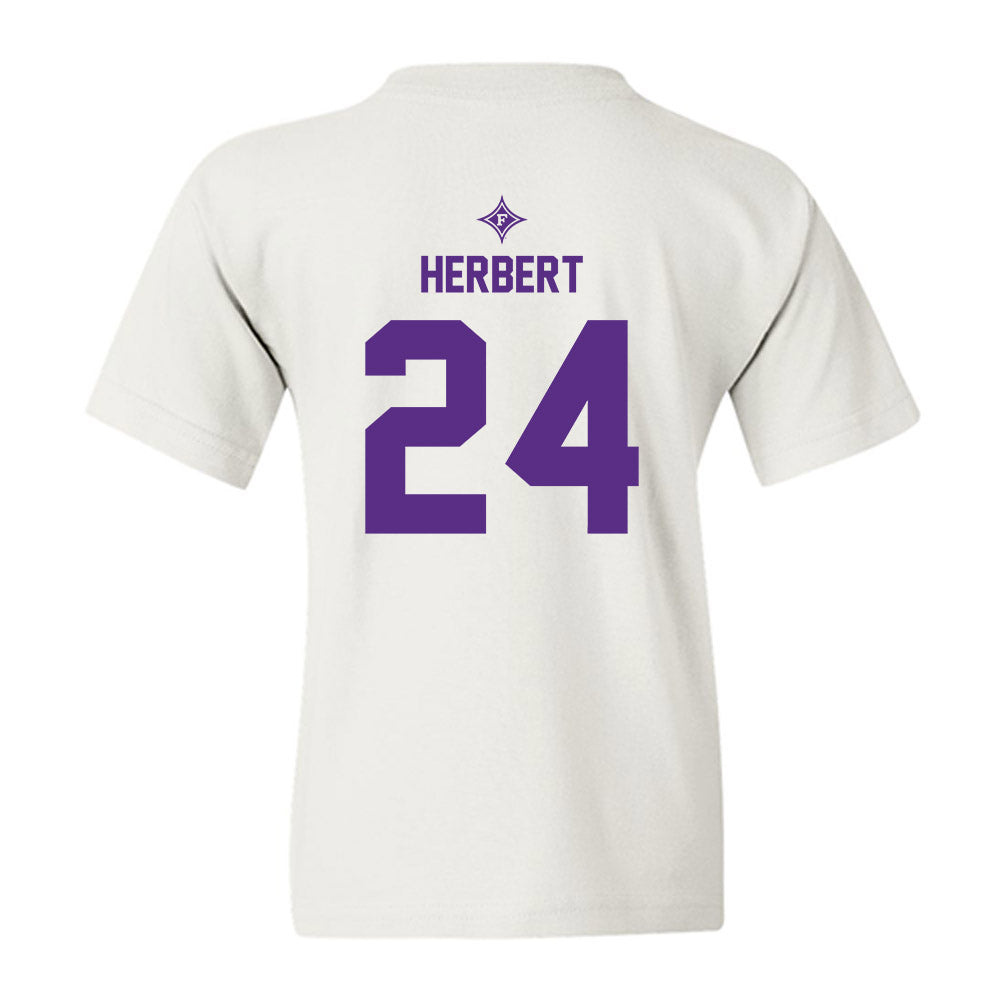 Furman - NCAA Football : Raleigh Herbert - Sports Shersey Youth T-Shirt-1
