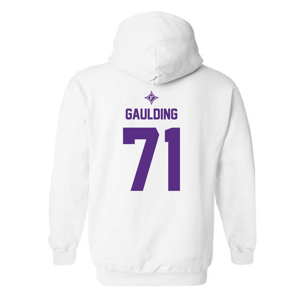 Furman - NCAA Football : Edwin Gaulding - Sports Shersey Hooded Sweatshirt-1