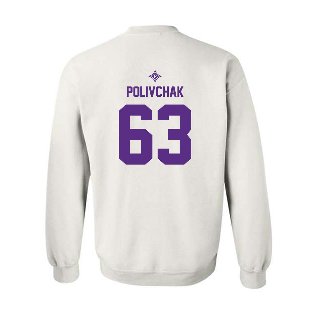 Furman - NCAA Football : Chase Polivchak - Sports Shersey Crewneck Sweatshirt-1