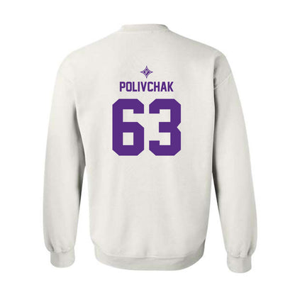 Furman - NCAA Football : Chase Polivchak - Sports Shersey Crewneck Sweatshirt-1