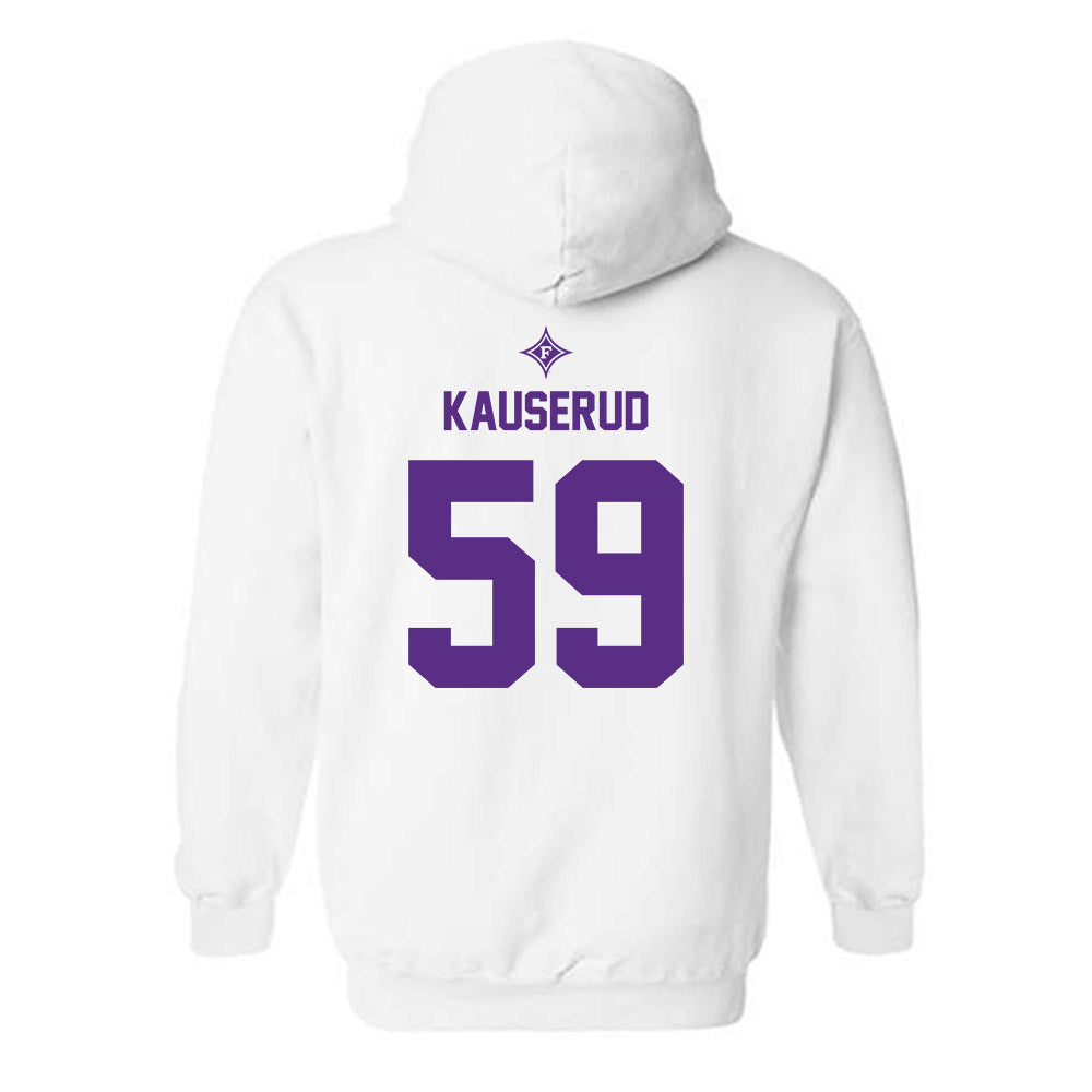 Furman - NCAA Football : Ty Kauserud - Sports Shersey Hooded Sweatshirt