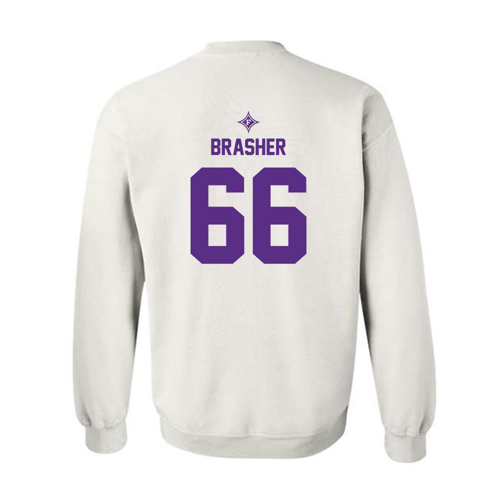 Furman - NCAA Football : Eli Brasher - Sports Shersey Crewneck Sweatshirt-1