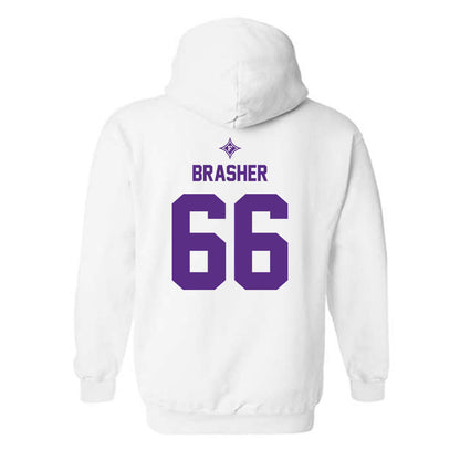 Furman - NCAA Football : Eli Brasher - Sports Shersey Hooded Sweatshirt-1