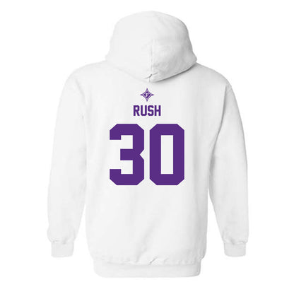 Furman - NCAA Football : Quay Rush - Hooded Sweatshirt Sports Shersey