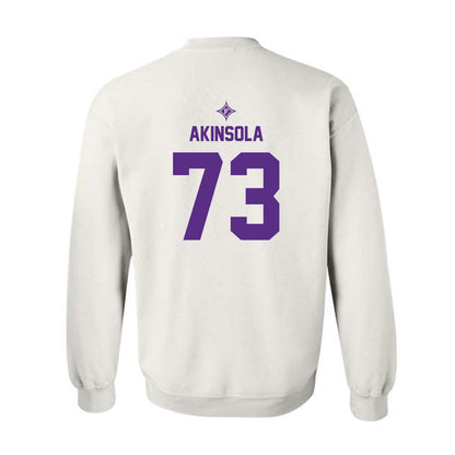 Furman - NCAA Football : Noah Akinsola - Sports Shersey Crewneck Sweatshirt-1
