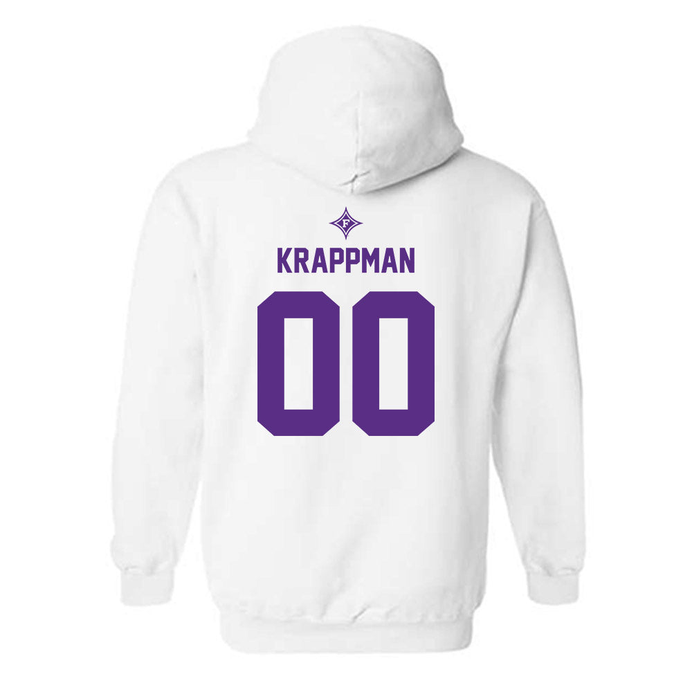 Furman - NCAA Football : Charlie Krappman - Sports Shersey Hooded Sweatshirt-1