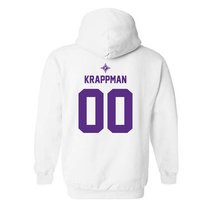 Furman - NCAA Football : Charlie Krappman - Sports Shersey Hooded Sweatshirt-1