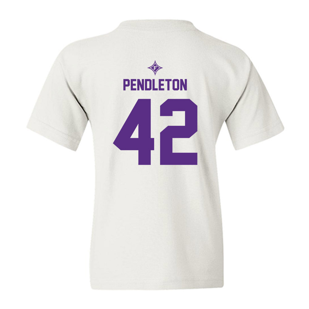 Furman - NCAA Football : Jakeman Pendleton - Sports Shersey Youth T-Shirt-1
