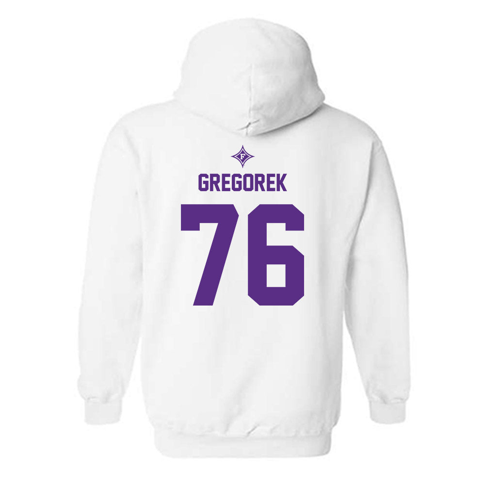Furman - NCAA Football : Chase Gregorek - Sports Shersey Hooded Sweatshirt-1