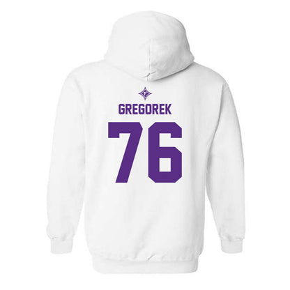 Furman - NCAA Football : Chase Gregorek - Sports Shersey Hooded Sweatshirt-1