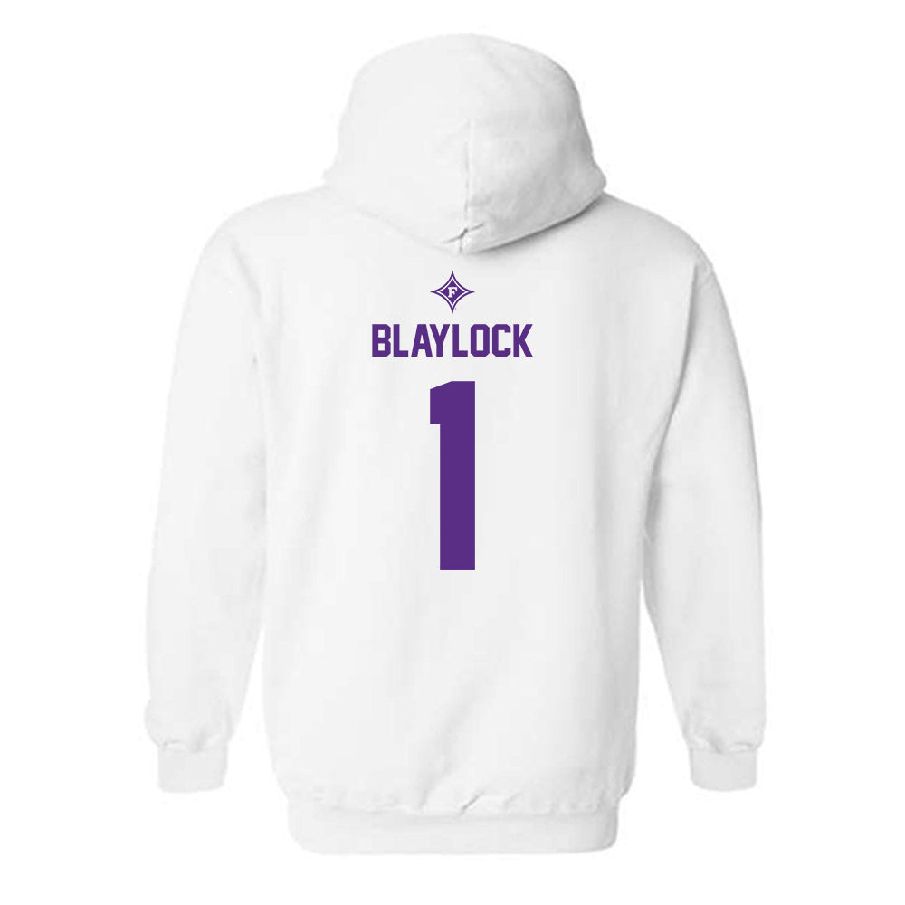 Furman - NCAA Football : Taylen Blaylock - Sports Shersey Hooded Sweatshirt-1