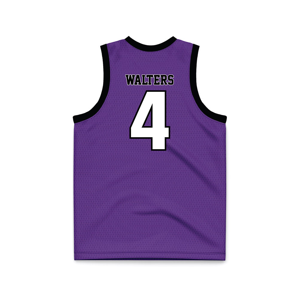 Furman - NCAA Women's Basketball : Tate Walters - Purple Basketball Jersey-1