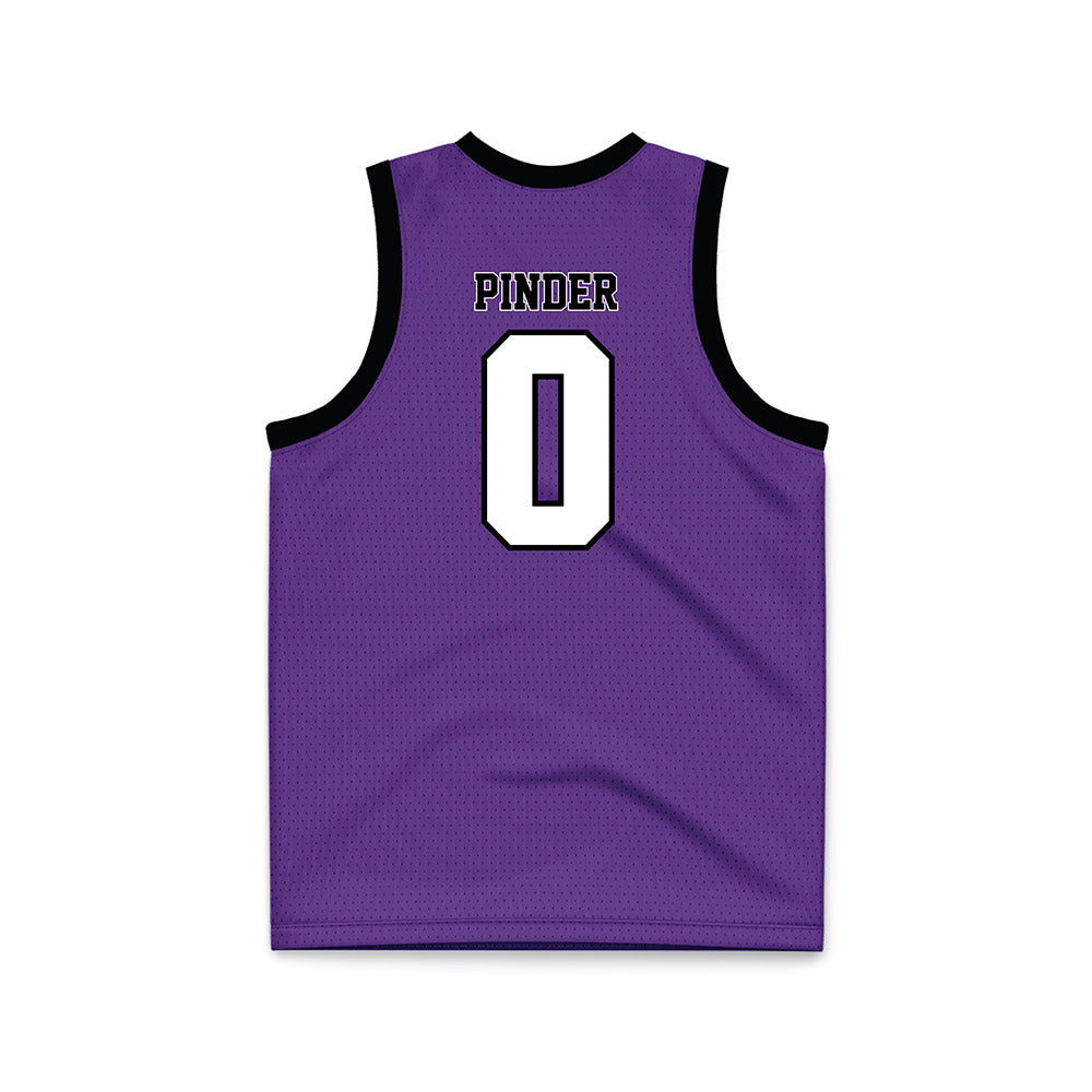 Furman - NCAA Women's Basketball : Jayda Pinder - Purple Basketball Jersey-1