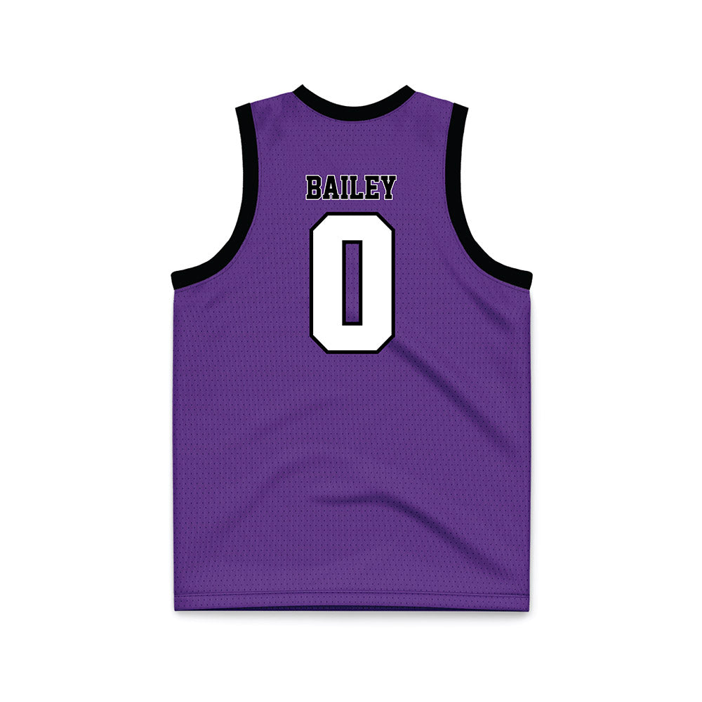 Furman - NCAA Women's Basketball : Lauren Bailey - Purple Basketball Jersey-1