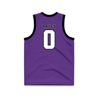 Furman - NCAA Women's Basketball : Lauren Bailey - Purple Basketball Jersey-1